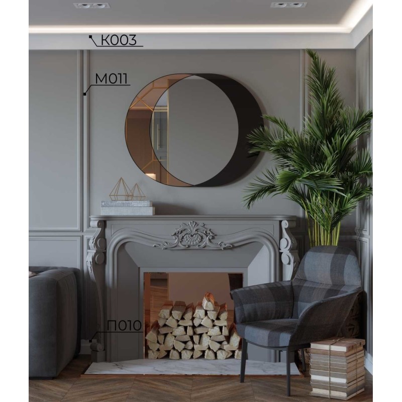 Молдинг М011, 40х14, экополимер