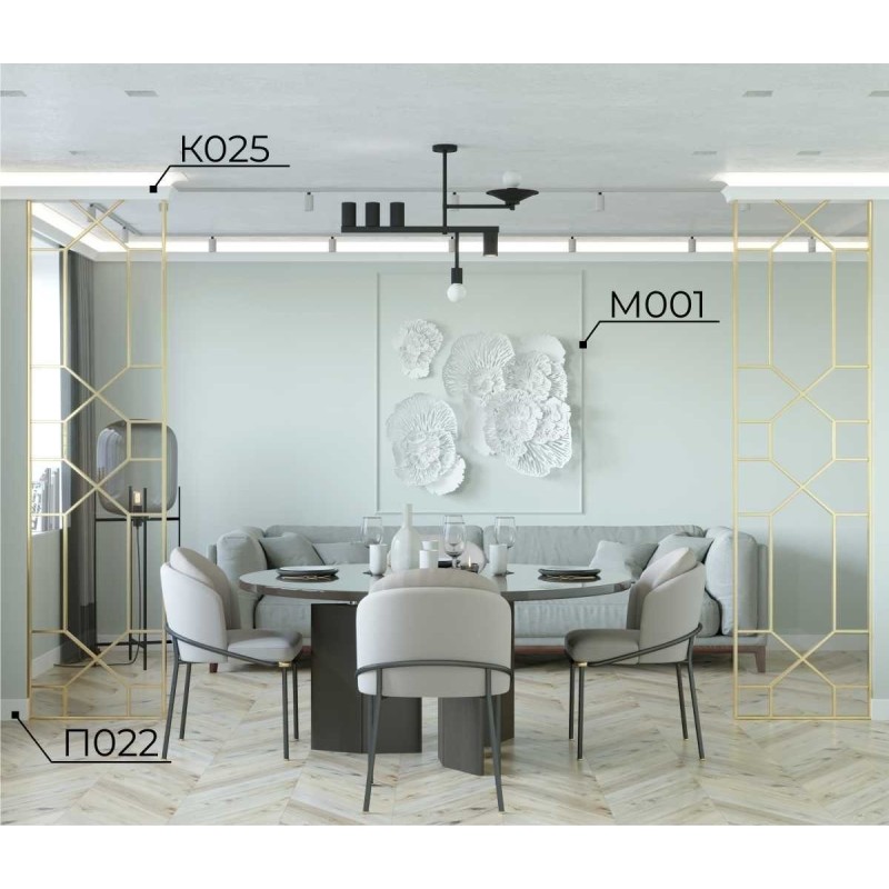 Молдинг М001, 26х12, экополимер