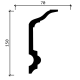 DD505 Карниз потолочный из ударопрочного полимера   