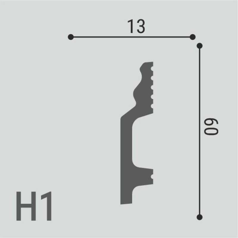 Плинтус напольный Н1