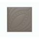 Мягкая стеновая панель из экокожи Petal 400х400 мм - Chestnut
