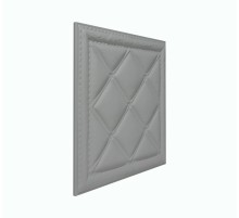 Мягкая стеновая панель из экокожи Classic 400х400 мм - Gray в Новосибирске