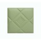 Мягкая стеновая панель из экокожи Luck 400 х 400 мм - Olive