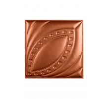 Мягкая стеновая панель из экокожи Petal 400х400 мм - Bronze в Новосибирске