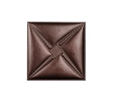 Мягкая стеновая панель из экокожи Stella - Nut в Новосибирске