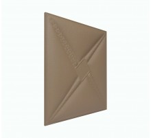 Мягкая стеновая панель из экокожи Stella 400х400 мм - Coffee в Новосибирске