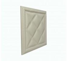Мягкая стеновая панель из экокожи Classic 400х400 мм - Almond в Новосибирске