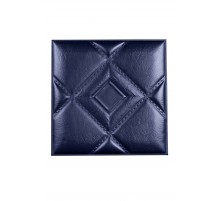 Мягкая стеновая панель из экокожи Luck - Navy в Новосибирске
