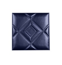 Мягкая стеновая панель из экокожи Luck - Navy в Новосибирске