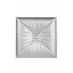 Мягкая стеновая панель Soft 400х400 мм - Silver