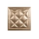 Мягкая стеновая панель  из экокожи Classic 400х400 мм - Gold