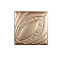 Мягкая стеновая панель из экокожи Petal 400х400 мм - Gold в Новосибирске