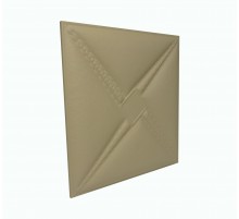 Мягкая стеновая панель из экокожи Stella 400х400 мм - Brandy в Новосибирске