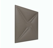 Мягкая стеновая панель из экокожи Stella 400х400 мм - Chestnut в Новосибирске