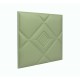 Мягкая стеновая панель из экокожи Luck 400 х 400 мм - Olive