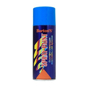 Краска аэрозольная Barton'S Spray Paint Синяя глянец