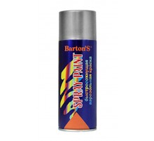 Краска аэрозольная Barton'S Spray Paint Серебро в Новосибирске