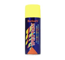 Краска аэрозольная Barton'S Spray Paint Желтая глянец в Новосибирске