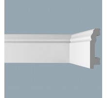 Плинтус напольный из ударопрочного полимера П1 60-15 в Новосибирске