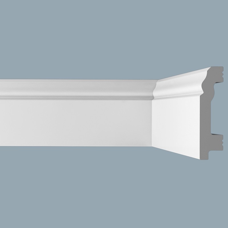 Плинтус напольный из ударопрочного полимера П1 60-15