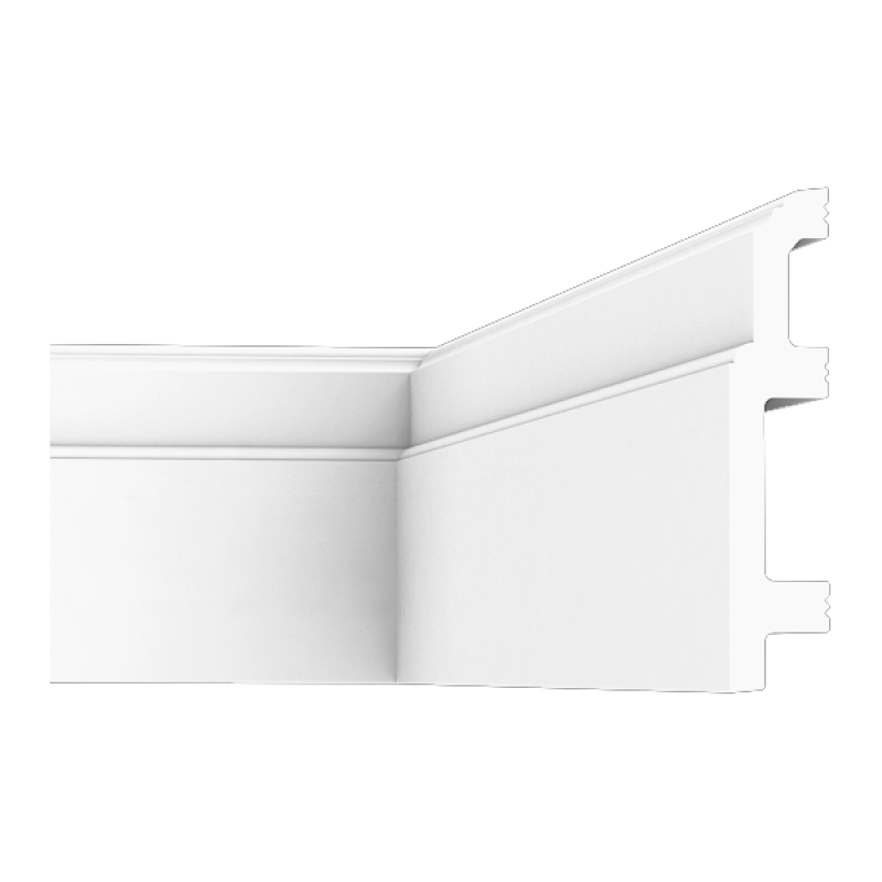 Плинтус напольный из ударопрочного полимера П10 100-20