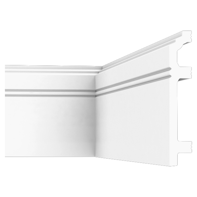 Плинтус напольный из ударопрочного полимера П12 120-22