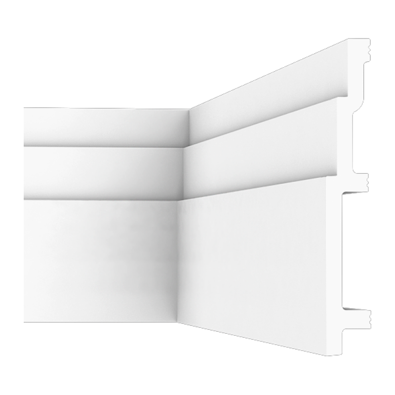 Плинтус напольный из ударопрочного полимера П13 140-20