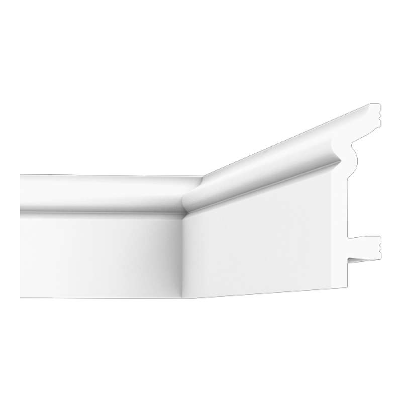 Плинтус напольный из ударопрочного полимера П2 80-22