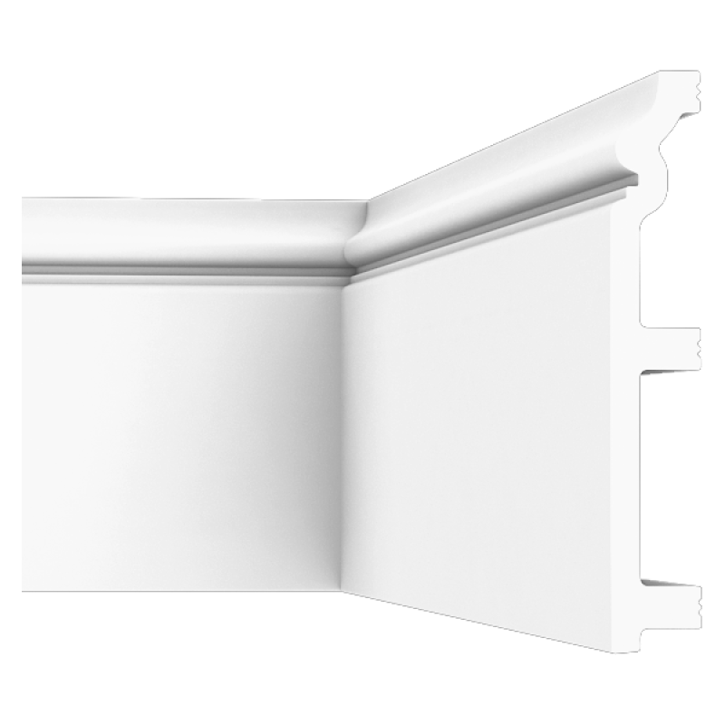 Плинтус напольный из ударопрочного полимера П9 140-22