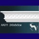 потолочный плинтус с орнаментом Гибкий AA011F