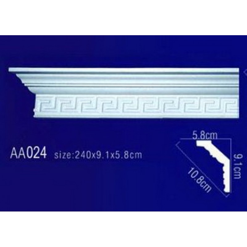 потолочный плинтус с орнаментом AA024