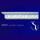 потолочный плинтус с орнаментом Гибкий AA044F