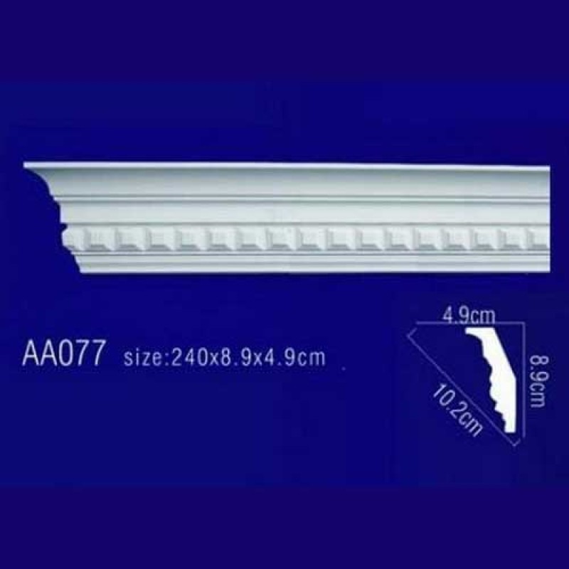 потолочный плинтус с орнаментом Гибкий AA077F