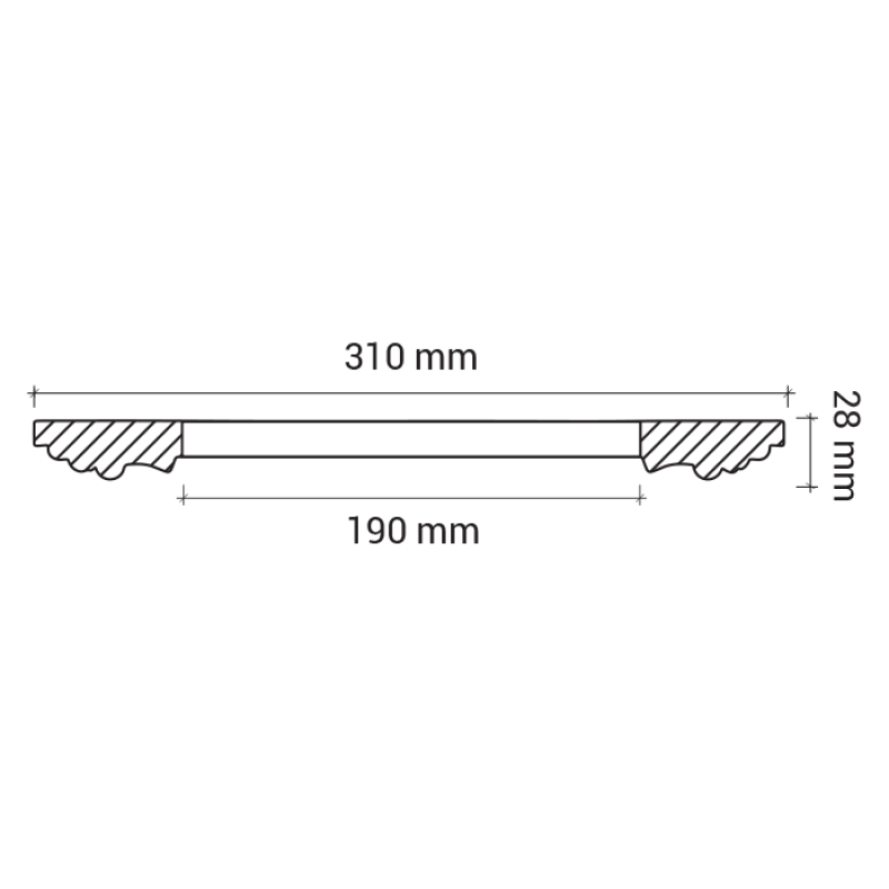 Потолочная розетка 1.56.052