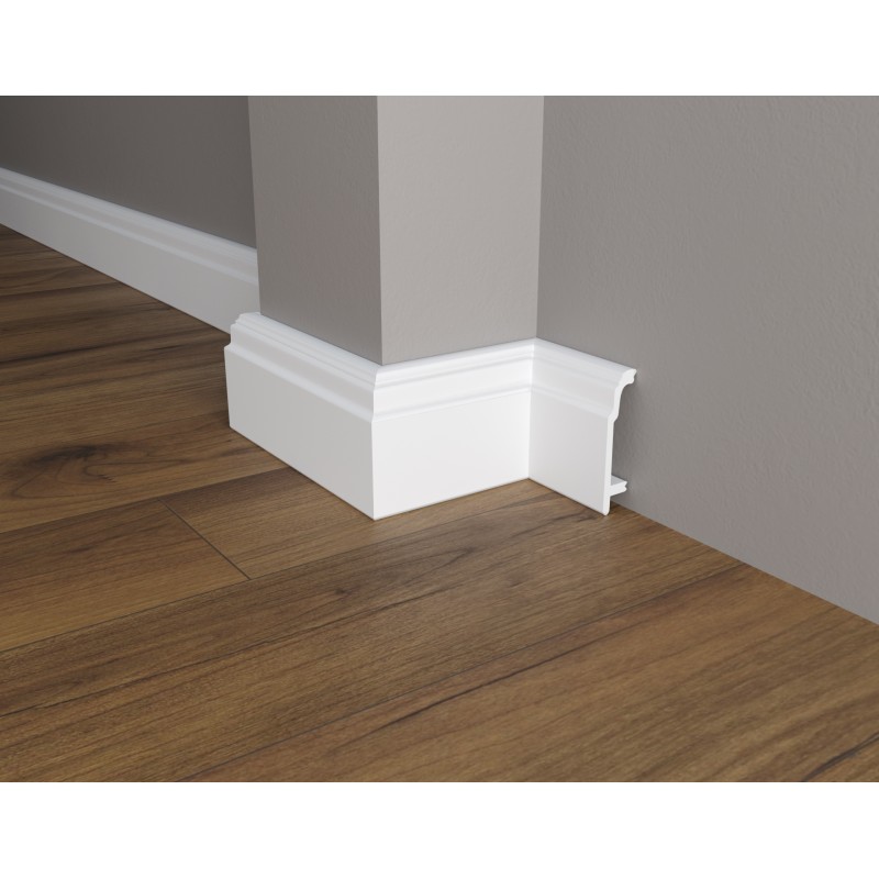 DD102 Плинтус широкий из ударопрочного полимера