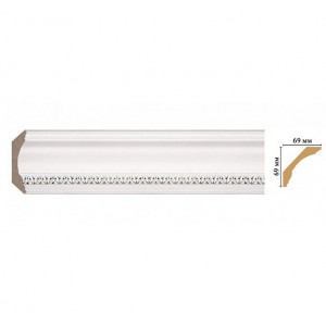 100C-60 ШК/14 Плинтус DECOMASTER (69*69*2400 мм) в Новосибирске
