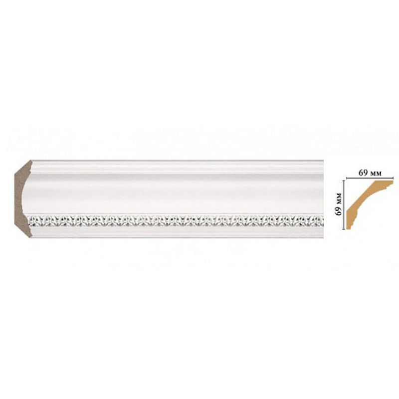 100C-60 ШК/14 Плинтус DECOMASTER (69*69*2400 мм)