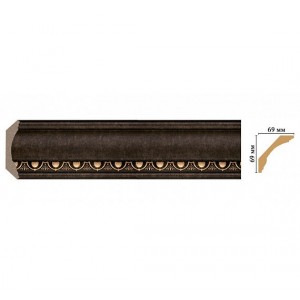 100D-56 ШК/14 Плинтус DECOMASTER (69*69*2400 мм) в Новосибирске
