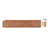 Молдинг цветная лепнина 102-53 (25х10х2400мм)/40 в Новосибирске