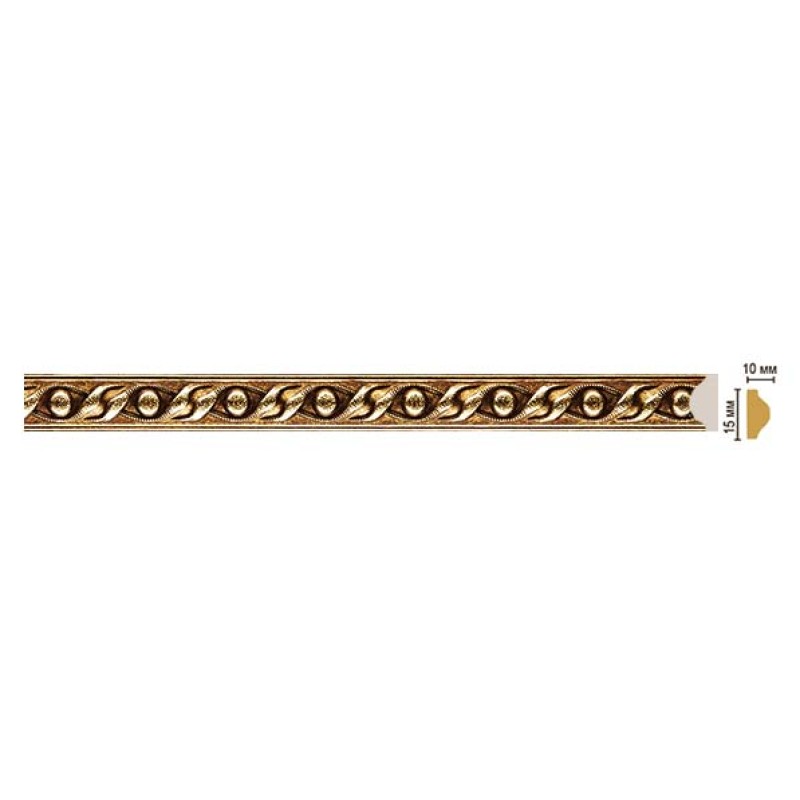 130-43 ШК/80 Молдинг DECOMASTER (15*8*2400 мм)