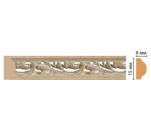 130-59 ШК/80 Молдинг DECOMASTER (15*8*2400 мм) в Новосибирске