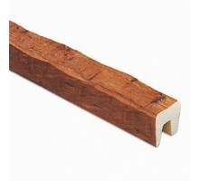Декоративная балка Рустик (дуб светлый) 120х120х3000