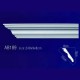 Плинтус потолочный без орнамента Гибкий AB189F