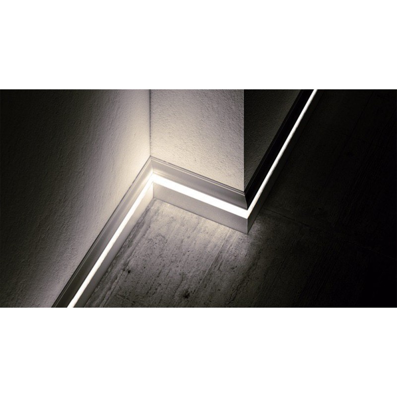 Плинтус под покраску PL080.16 (80*16*2000мм)