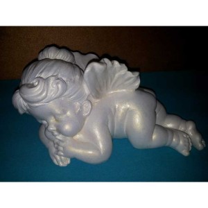 Скульптура ангелочек малая из гипса ск002 в Новосибирске