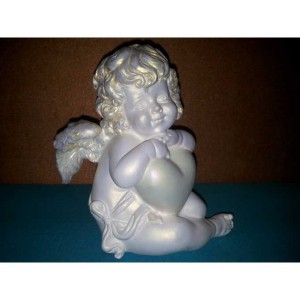 Скульптура ангелочек малая из гипса ск001 в Новосибирске