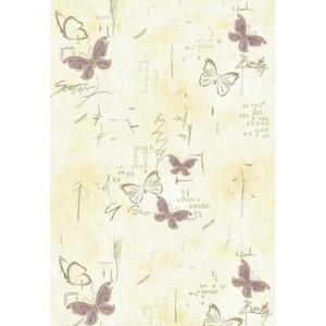 Панель пластиковая 337 бабочки розовые золото в Новосибирске