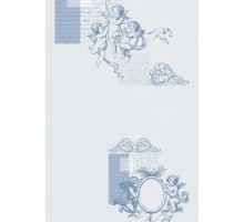 Панель пластиковая 338-3 ангелы синие