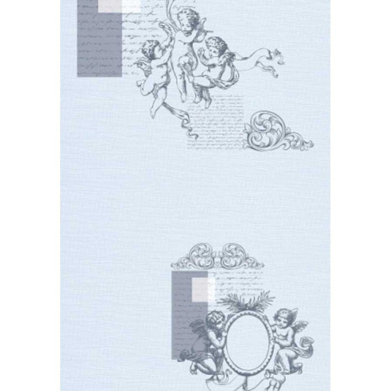 Панель пластиковая 338-4 ангелы серебро