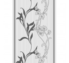Панель пластиковая 339-1 орхидеи серебро в Новосибирске